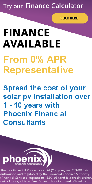 Solar Panels Finance Calculator